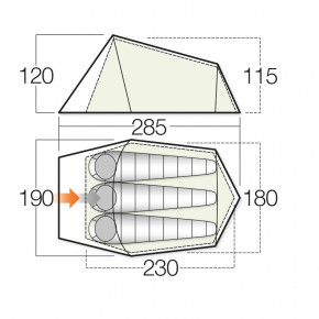  Vango Soul 300 Treetops (926354) 3