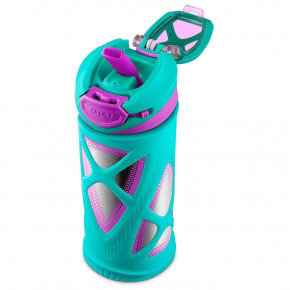   Zulu Kids Water Bottle and Canister Set Teal 3