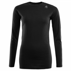   Aclima LightWool Shirt Crew Neck Woman JetBlack L