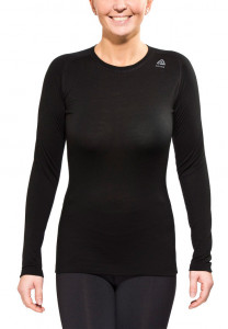   Aclima LightWool Shirt Crew Neck Woman JetBlack L 4