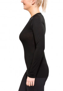   Aclima LightWool Shirt Crew Neck Woman JetBlack L 5