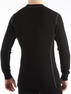   Aclima WarmWool Crew Neck Man Black XS 4