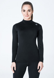   Aclima WarmWool Crew Neck Woman Black S