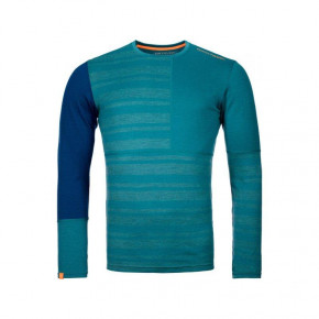    Ortovox 185 ROCKNWOOL LONG SLEEVE M pacific green - S -  (025.001.0154)