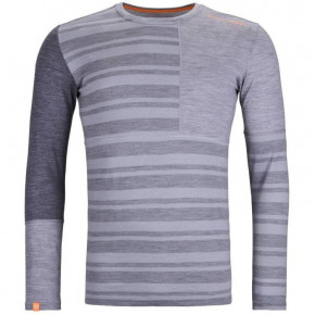    Ortovox 185 ROCKNWOOL LONG SLEEVE M grey blend - M -   (025.001.0160)