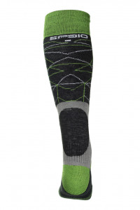   Spaio Ski Merino 38-40 Black-Grey-Green 4