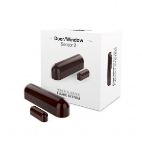   /   FIBARO Door/Window Sensor 2  /  (dark brown) - (12301)