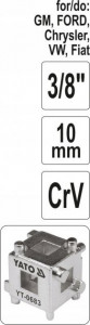     Yato 3/8" 10 (YT-0683) 4