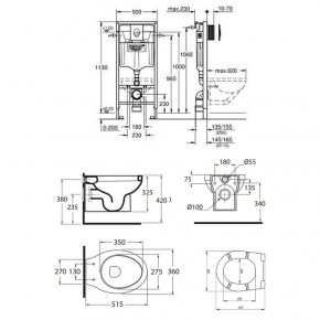   Azzurra Cult XCU100B1SOSP   Azzurra Cult XCU1800F +  Grohe Rapid SL 38721001 3