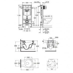   Azzurra Vera VER100B1SOSK   Azzurra Vera VER1848TIF +  Grohe Rapid SL 38721001 3