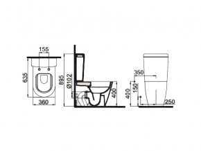 - IDEVIT Alfa Rimless c     Soft Close  +  SETK3104-0315-001-1-6200