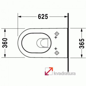   Duravit Darling New 2544590000 5