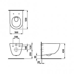   Laufen PRO Rimless 8209660000001  Soft-Close 8939590000001 (H8619570000001) 4