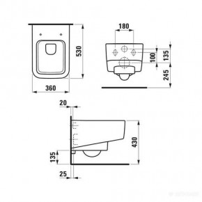  Laufen Pro S Rimless (H8209620000001) 6