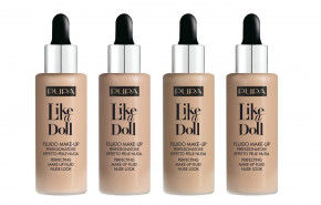   Pupa Like a Doll Perfecting Make-Up Fluid Nude Look 030 - Natural beige ( ,  - ) 3