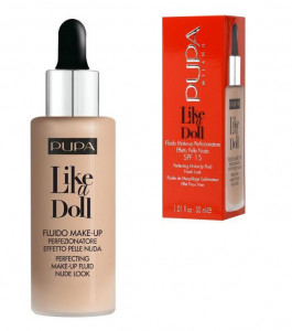   Pupa Like a Doll Perfecting Make-Up Fluid Nude Look 030 - Natural beige ( ,  - ) 6