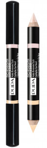      Pupa Duo Highlighter Matt&Shine 01 - Beige () 3