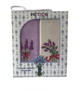    meteor cross stith lavender 40*60 2  #S/H 3