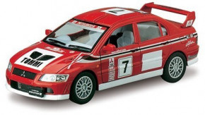   Kinsmart MITSUBISHI LANCER EVOLUTION VII WRC (KT5048WRed)