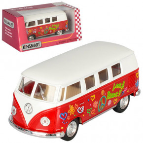   Kinsmart Volkswagen BUS White-Red (5060W)