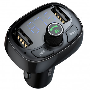  Baseus Bluetooth FM Launcher 2.4A 2USB  5