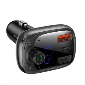 FM- Baseus T typed S-13 wireless MP3 car charger (PPS Quick Charger-EU) Black