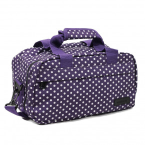   Members Essential On-Board Travel Bag 12.5 Purple Polka