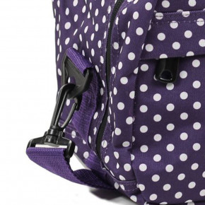   Members Essential On-Board Travel Bag 12.5 Purple Polka 3