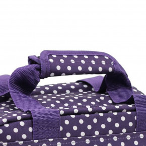   Members Essential On-Board Travel Bag 12.5 Purple Polka 4