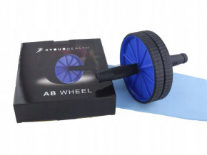     4yourhealth 0163 Ab Wheel Blue 4