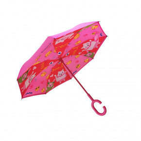     Up-Brella Lucky Cat-Rose Red 3