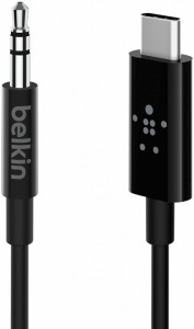  Belkin Lightning - 3.5 mm audio + power RockStar (F7U079BT03-BLK) 3