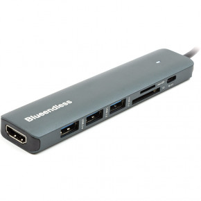 A������ USB Type-C - HDMI, 3x USB Type-A, SD, TF, USB Type-C PD100W