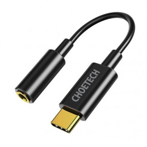  Choetech USB Type-C - 3.5 mm, Black (AUX003-BK)