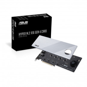 - PCIe ASUS Hyper M.2 X16 PCIe 4.0 X4 Expansion Card GEN 4 (90MC08A0-M0EAY0) 3