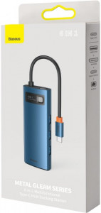  USB Type-C Hub Baseus Metal Gleam Multi-functional Blue (WKWG000003) 5