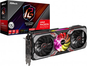 ³ AMD Radeon RX 6700 XT ASRock Phantom Gaming D 12G OC, 12GB DDR6, 192 bit, PCI Express/ REF (RX6700XT PGD 12GO/REF) 7