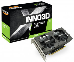 GeForce GTX1630 Inno3D Twin X2 OC, 4GB GDDR6, 64bit, PCI Express (N16302-04D6X-1177VA25) 3