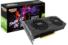  Inno3D GeForce RTX3050 8Gb GDDR6 Gaming OC (N30502-08D6X-11902120)