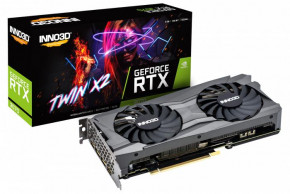  Inno3D GeForce RTX3070 8Gb GDDR6 Twin X2 LHR (N30702-08D6-171032LH)