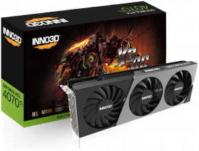  Inno3D GeForce RTX 4070 Ti X3 OC (N407T3-126XX-186148N)