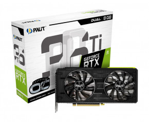 ³ GF RTX 3060 Ti 8GB GDDR6 Dual OC Palit (NE6306TS19P2-190AD) Refurbished