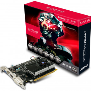 ³ AMD Radeon R7 240 Sapphire, 4GB DDR3,  PCI Express (11216-35-20G) 5