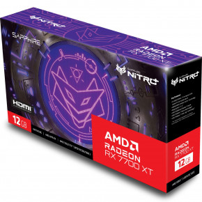 ³ AMD Radeon RX 7700 XT Sapphire NITRO+ GAMING OC, 12GB GDDR6, 192 bit, PCI-Express 4.0 x16 (11335-02-20G) 7