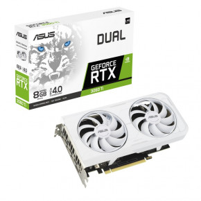  GF RTX 3060 Ti 8GB GDDR6X White Asus (DUAL-RTX3060TI-8GD6X-WHITE)