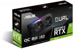  GF RTX 3070 8GB GDDR6 Dual V2 OC Asus (DUAL-RTX3070-O8G-V2) 9