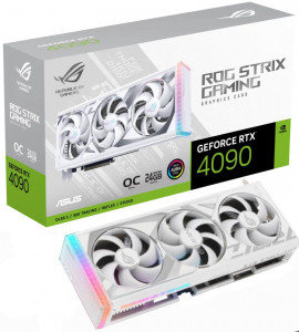  ASUS Nvidia GeForce ROG-STRIX-RTX4090-O24G-WHITE