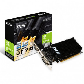  MSI GeForce GT710 2GB DDR3 64bit low profile silent (GT_710_2GD3H_LP)