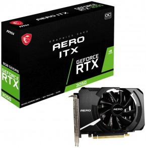  MSI GeForce RTX 3050 AERO ITX 8G OC