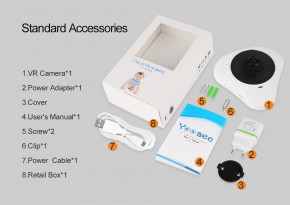  WiFi IP 3D  Yoosee VR360 (EC-P02B) 4